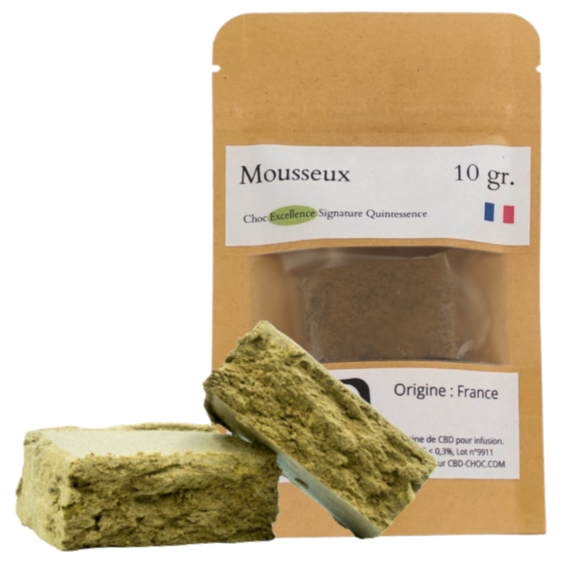 Résine de CBD Le Mousseux - Sélection Excellence | Jaune, friable, made in France